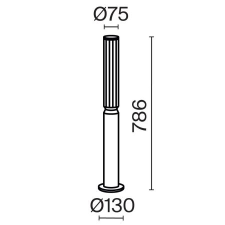 Ландшафтный светильник Outdoor O593FL-L12BR3K