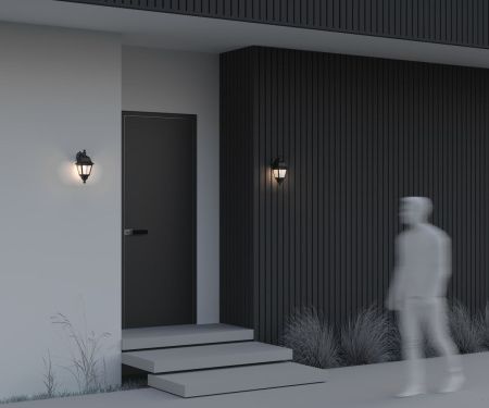 Уличный настенный светильник Outdoor O003WL-01B