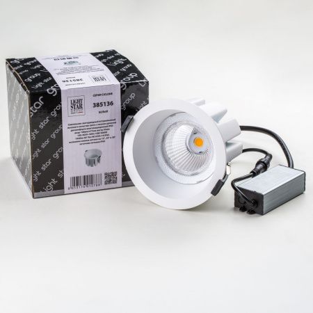 Уличный встраиваемый светильник Lightstar Ciclone 385136 белый