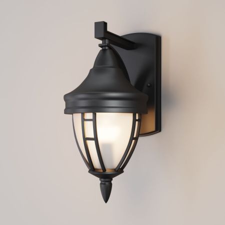 Уличный настенный светильник Outdoor O027WL-01B