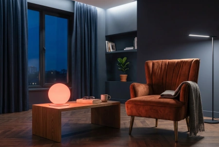 Шар-светильник для дома Moonlight 220V 20 см RGB
