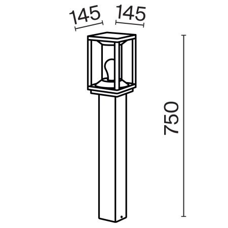 Ландшафтный светильник Outdoor O452FL-01GF2