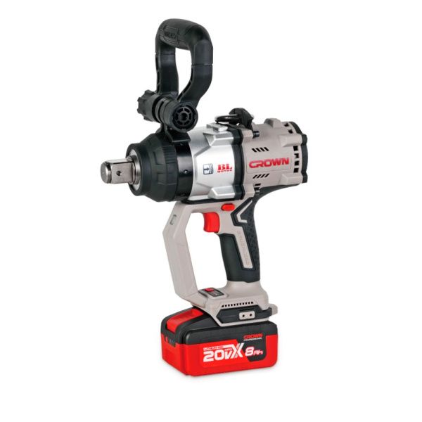 Аккумуляторный ударный гайковерт CROWN CT22060-1HX-8SC4 BMC