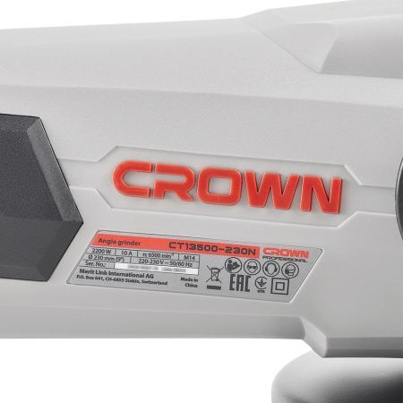 Угловая шлифовальная машина CROWN CT13500-230N
