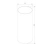 Уличный потолочный светильник Elektrostandard Light LED 35129/H черный