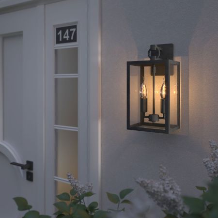 Уличный настенный светильник Elektrostandard Candle 35150/D