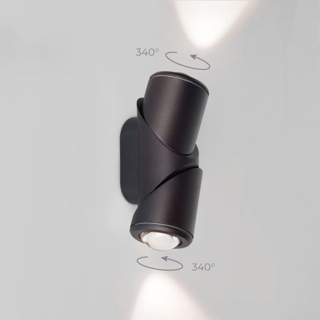 Уличный настенный светильник Elektrostandard Gira 35127/D