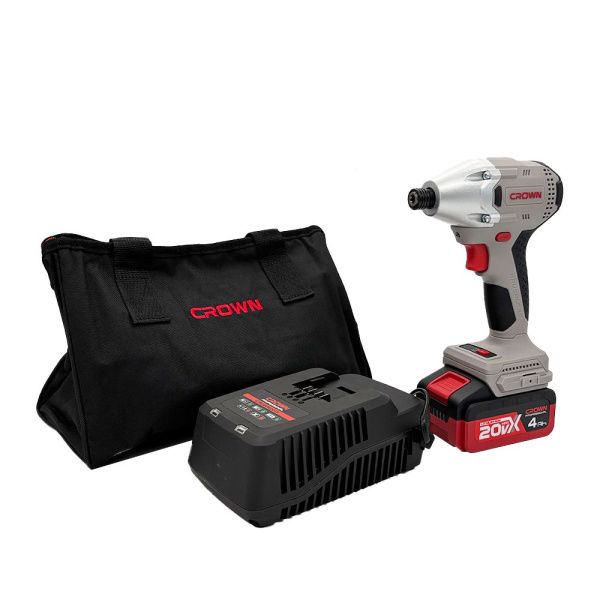 Винтоверт ударный аккумуляторный BL CROWN CT22067HX-4S TB