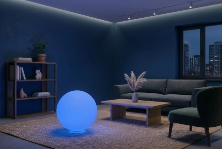 Шар-светильник для дома Moonlight 220V 50 см RGB