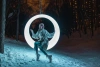 Светящиеся LED качели Ludres 12V White