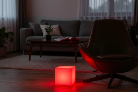Светящийся LED куб Cube 20 см 220V RGB