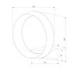Уличный настенный светильник Elektrostandard Ring 1710 TECHNO LED