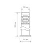 Ландшафтный светильник Elektrostandard Strada 1507 TECHNO черный