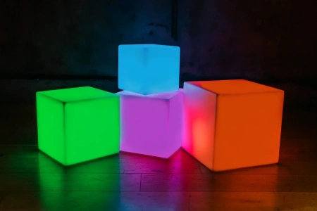 Светящийся LED куб Cube 50 см 220V RGB
