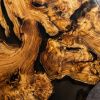 Каповый карагач эксклюзив с эпоксидной смолой