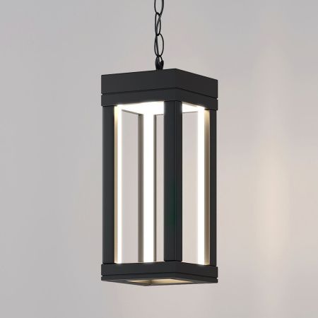Уличный подвесной светильник Elektrostandard Frame 1528 TECHNO LED 4000K черный