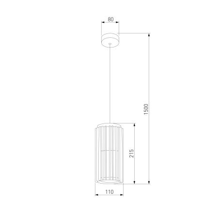 Уличный подвесной светильник Elektrostandard Entero 35189/H 3000K