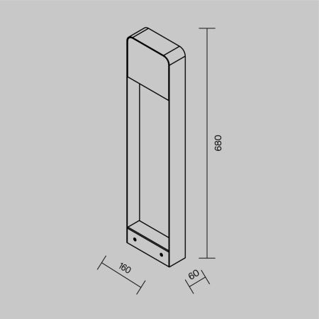 Ландшафтный светильник Outdoor O481FL-L7BWD3K