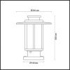 Парковый светильник Odeon Light Mito 4047/1B