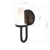SL9539.701.01 Светильник уличный настенный ST-Luce темно-серый LED 1*3W 3000K CANDLE