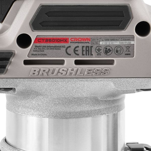Аккумуляторный фрезер BL CROWN CT26010HX