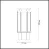 Парковый светильник Odeon Light Gino 4048/1B