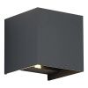 SL9513.701.01 Светильник уличный настенный ST-Luce серый/серый LED 1*10W 2700K BRIK