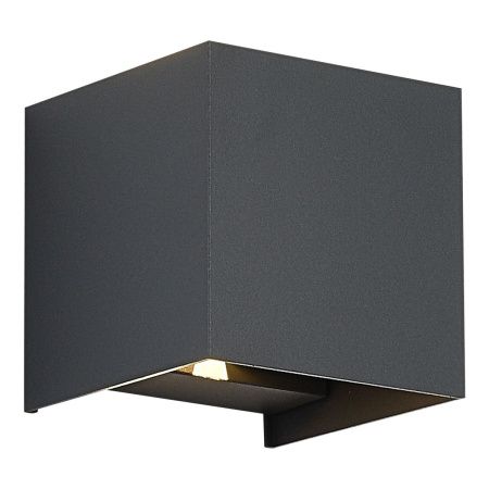 SL9513.701.01 Светильник уличный настенный ST-Luce серый/серый LED 1*10W 2700K BRIK