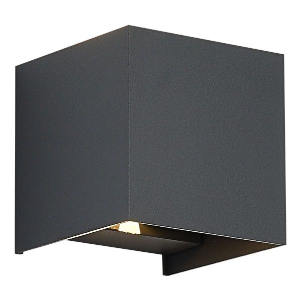 SL9513.701.01 Светильник уличный настенный ST-Luce серый/серый LED 1*10W 2700K BRIK