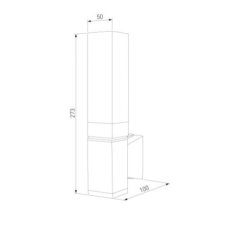 Уличный настенный светильник Elektrostandard Techno 1534 TECHNO LED 3000K