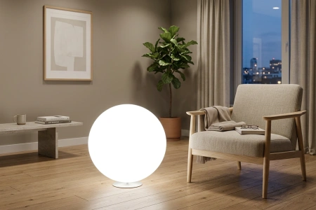 Шар-светильник для дома Moonlight 220V 60 см white