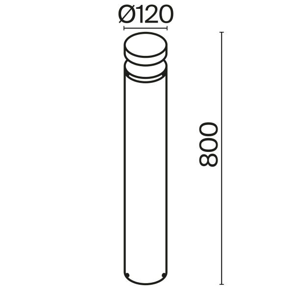 Ландшафтный светильник Outdoor O591FL-L12GF3K1