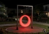 Пергола "Гера" со светящимися LED качелями RGB