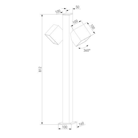 Парковый светильник Elektrostandard Fjord 35195/F